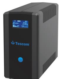 TESCOM LEO+ 1500 VA LCD (2x9AH) 5-10 Dk 900960150 1500VA